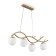 Suspended lamp Freya Fr8014PL-04BS Rosella, 820x130x1300 mm, E27, 4x60W, brass color