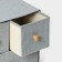 Box LADOOM "Francesca", 3 drawers, 30 × 20 × 28 cm, gray-blue color