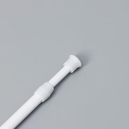 Universal cornice, sliding 30-50 cm, white color-7