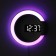 Electronic wall clock: 7 backlight modes, alarm clock, thermometer, 30.5 x 3.5 cm