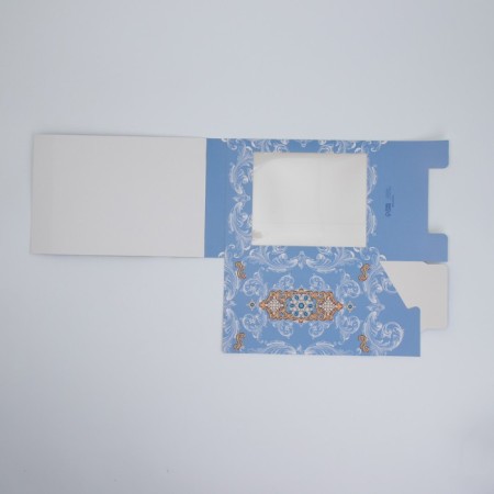 Folding box with 3D effect "Happy New Year", 18 x 14 x 23 cm, New Year-12