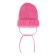 Knitted hat for girls, size 46, Fuchsia color