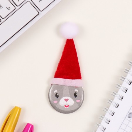New Year of the setting icon with a cap d = 35 mm "Bunny" 6.5x11 cm-2