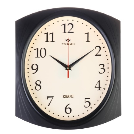 Watching clock, interior "classics" 28 x 31.5 cm, silent, black body
