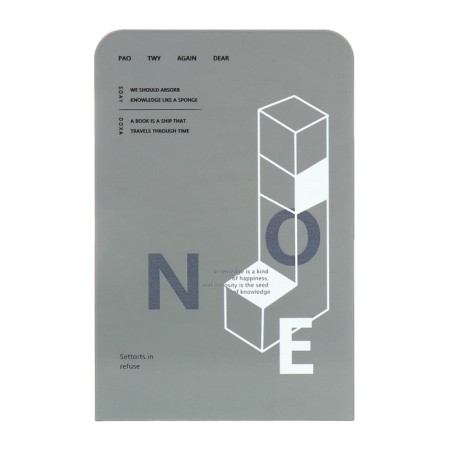 Book stands "Geometry", 2 pieces, gray-1