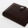 Male purse on Magnet, 3 in 1, for bills, auto documents and passports, brown color