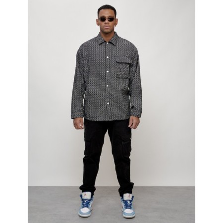 Male windbreaker, size 50, black color-8