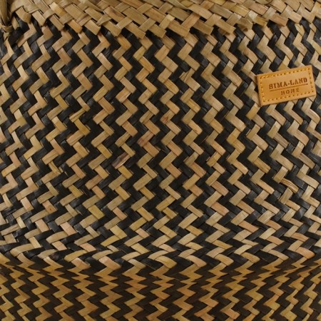 Belly basket wicker -round SL Home "Sorrento", reeds, 35 × 45 cm-4