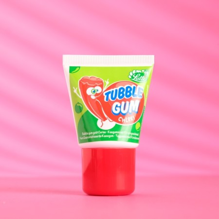 Chewing gum LUTTI Tubble Gum Cherry, with cherry taste, 35 g