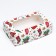 New Year. Folding box, confectionery packaging with the Window "New Year's Pattern", 25 x 15 x 7 cm