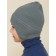 Children's hat, size 48-50, gray color