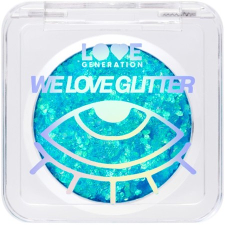 Face glitter Love Generation We Love Glitter, tone 03 Blue, 1.8 g