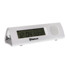 Sakura SA-8521, electronic, an alarm clock, radio, lantern, 3HAAA, white