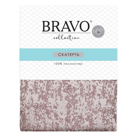 Bravo tablecloth 140x180 cm, burgundy color-1