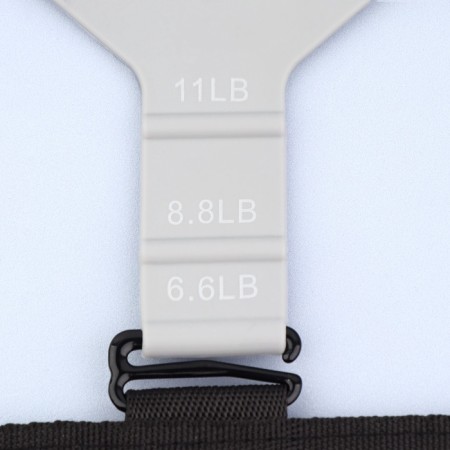 Massage for the development of hands and fingers, with a cuff, 8 × 14 × 2.8 cm, color gray color-4