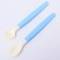 A set of children's spoons for feeding from 5 months, 2 pcs., Mix colors