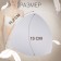 Cups for the bra “triangle”, 70-75 rr, pair, white color