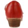 Folk women's shoes, insole length 21.5 cm, red color