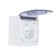 Single socket, 16a, invoice, with salary, IP44, street, white