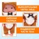 Pups in the costume "Kroshika: tail"