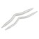 Knitting needles for braids, size 2.5 mm and 4 mm
