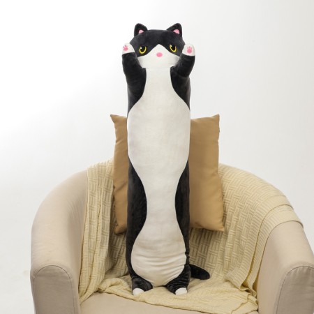 Soft toy-podushka "cat", 90 cm, black color