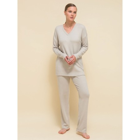 Pulover female, size 50, gray color-5