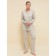 Pulover female, size 50, gray color