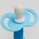 Silicone teething "on the leg", color mix, crush me