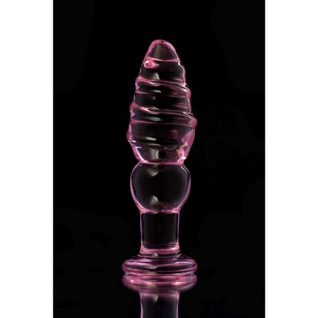 Anal sleeve Sexus Glass, Glass, Pink, 13.5 cm, D = 4 cm-4