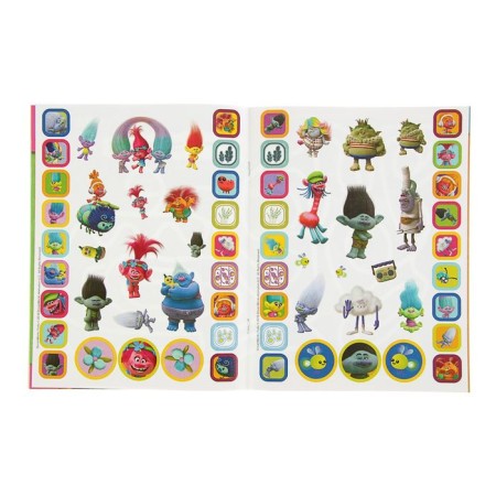 A book with stickers "Trolls. Games and tasks "-2