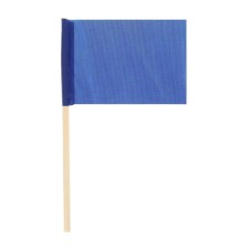 Flag, length 25 cm, 10x15 cm, blue color