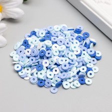 A set of beads made of polymer clay 