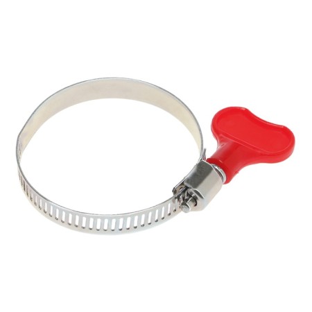 Chervyki clamp with the "lamb" Zein, through the surge, diameter 32-50 mm, galvanized