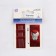 Sewing needles for beads, d = 0.46 mm, 5.4 cm, with a filamenter, 6 pcs