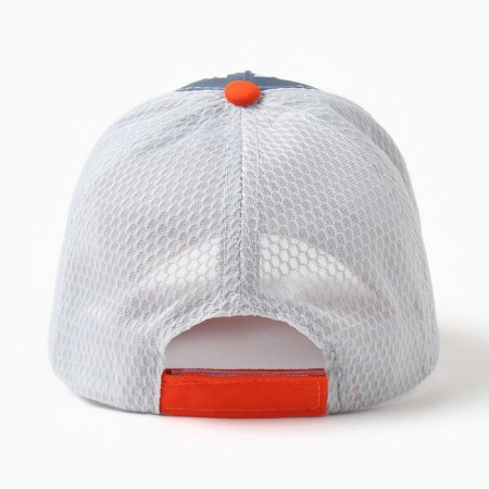 Baseball cap for the boy minku, orange/green color, rr 52 cm-2