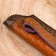 Scabbard - a knife cover, under the blade up to 16 x 3 cm, light brown