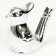 Whistle ceramic bird "Silver"