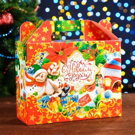 Gift folding box "Light!" 23 x 8 x 23 cm-1
