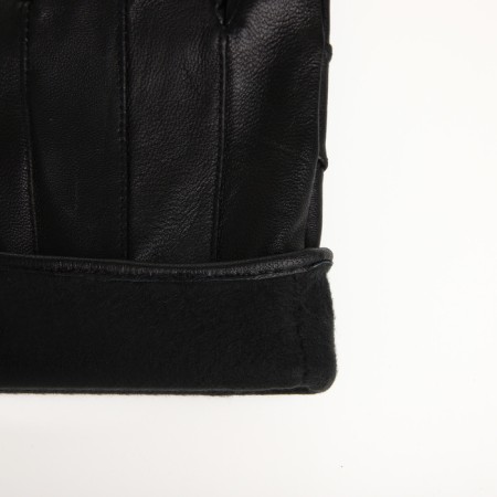 Female gloves, size m, with insulation, black color-3