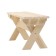 Wooden -folding storage shop "Dobroparov" 100x33x45 cm, for a bath, load up to 100 kg
