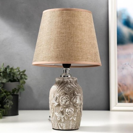 Table lamp 08940/1br E14 40W gray-brown 20x20x30 cm Risalux