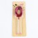 Candle in the cake on the skewer "Fine", the number "0", 5 cm, red