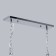 Palermo chandelier, size 66x262x110 cm, 480W 8xe14 IP 20