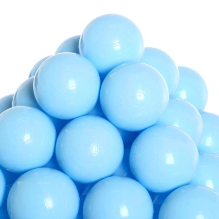 A set of balls for a dry pool is 500 pieces, the color is light blue-4