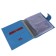 Businessman on the button, 18 sheets, blue color
