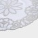 A set of openwork shade “Flowers”, D = 30 cm, 4 pcs, PVC, silver color
