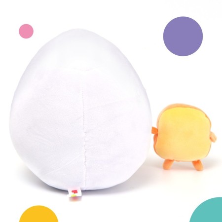 Soft toy "Yaichko with bread"-1
