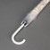 Umbrella - a semiautomatic “chamomile” cane, 8 spokes, r = 45 cm, transparent/white color