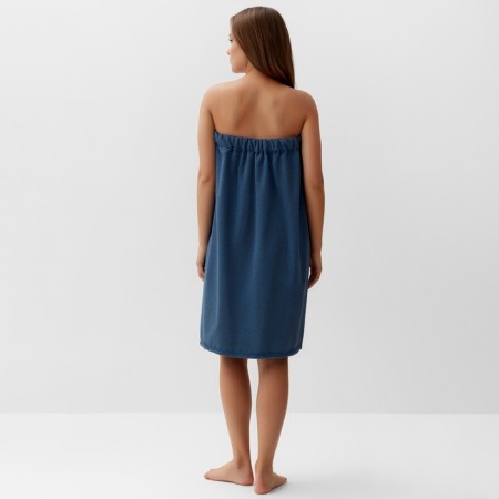 Ethel towel, col. Blue, wives. Pareo 75x150 cm, 100% polyester, 300 g/m2-3